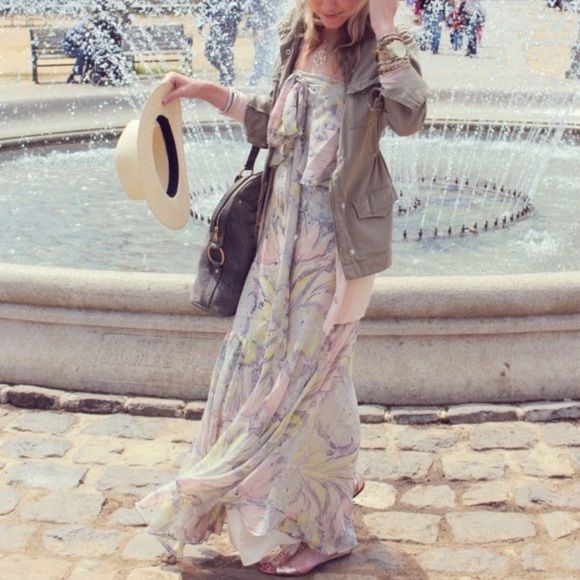 Foley + Corinna Dresses & Skirts - Foley + Corinna Floral Silk Maxi Dress